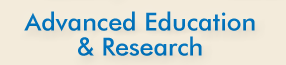 Advanced Education & Research Navigation Button