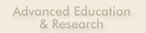 Advanced Education & Research Navigation Button